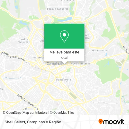 Shell Select mapa