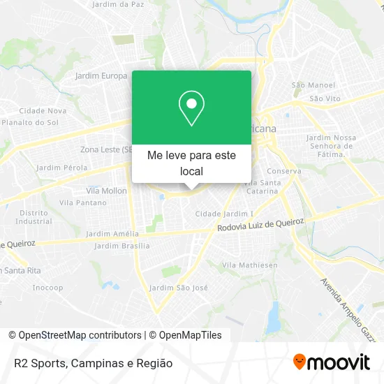 R2 Sports mapa