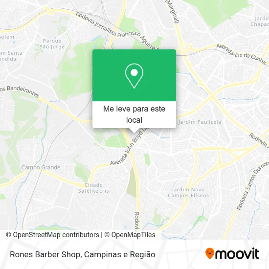 Rones Barber Shop mapa