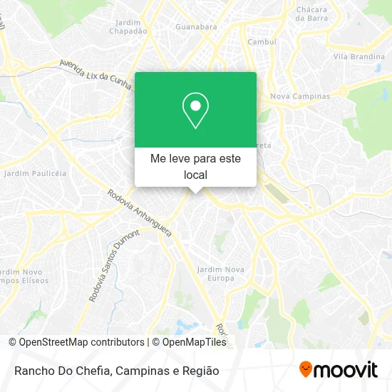 Rancho Do Chefia mapa
