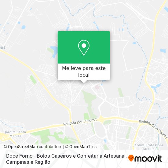 Doce Forno - Bolos Caseiros e Confeitaria Artesanal mapa