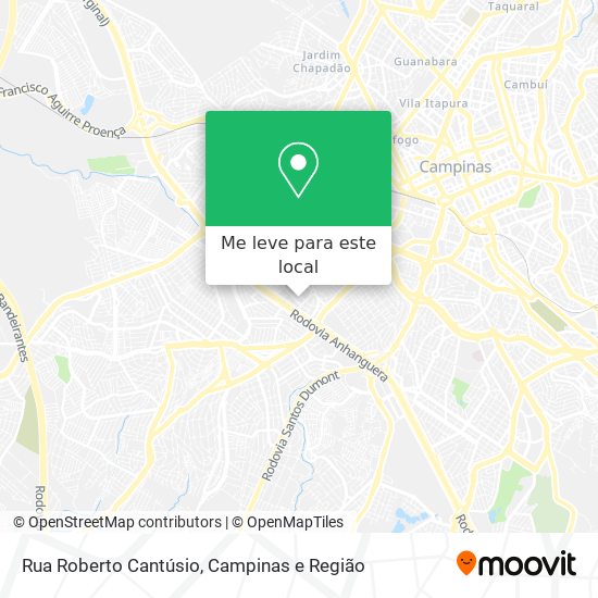 Rua Roberto Cantúsio mapa