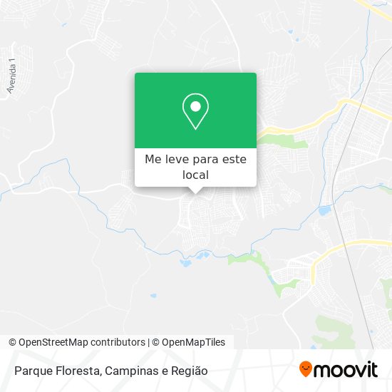 Parque Floresta mapa