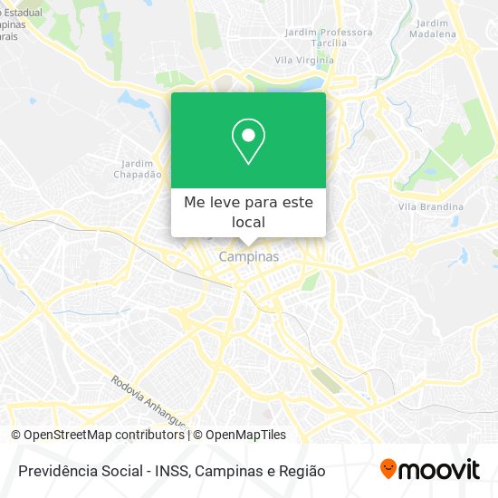 Previdência Social - INSS mapa