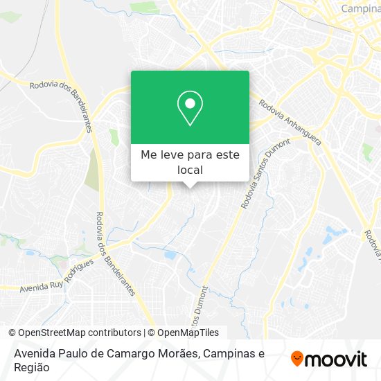 Avenida Paulo de Camargo Morães mapa