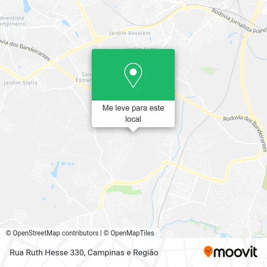 Rua Ruth Hesse 330 mapa