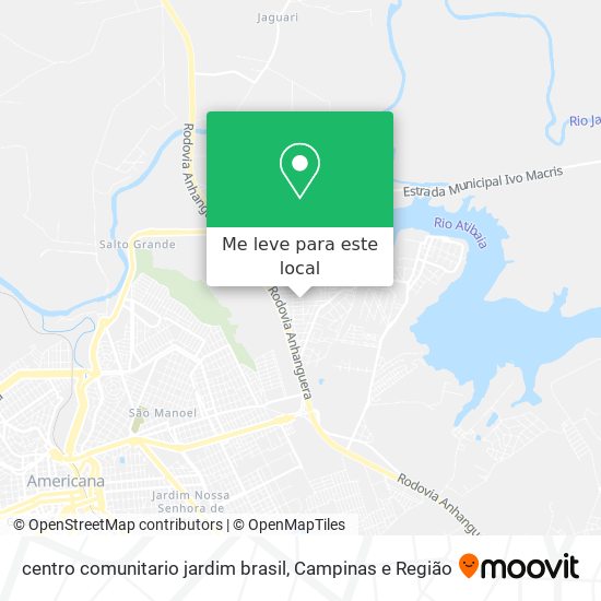 centro comunitario jardim brasil mapa