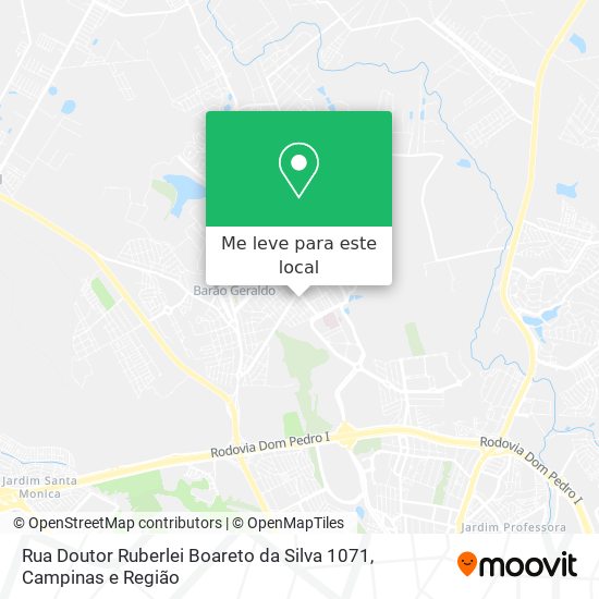 Rua Doutor Ruberlei Boareto da Silva 1071 mapa