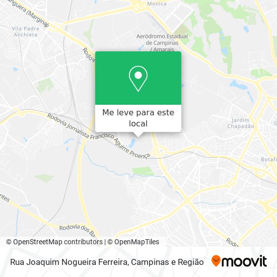 Rua Joaquim Nogueira Ferreira mapa