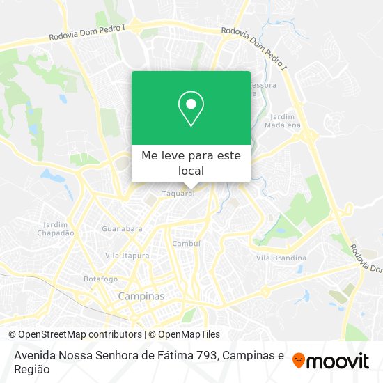 Avenida Nossa Senhora de Fátima 793 mapa