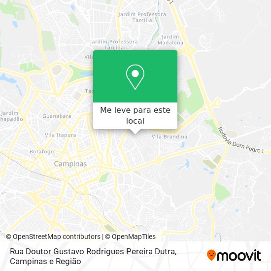 Rua Doutor Gustavo Rodrigues Pereira Dutra mapa