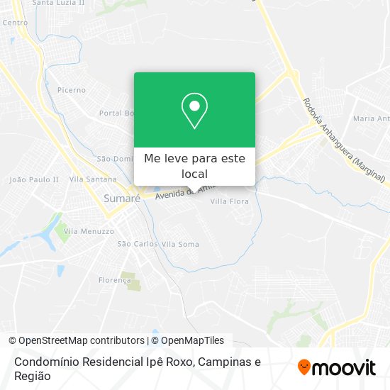 Condomínio Residencial Ipê Roxo mapa