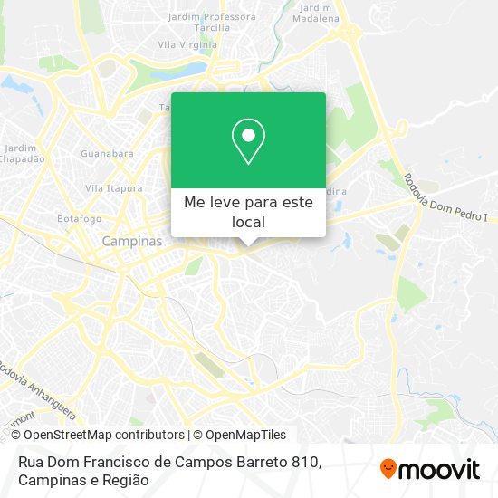 Rua Dom Francisco de Campos Barreto 810 mapa
