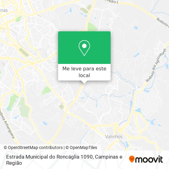 Estrada Municipal do Roncáglia 1090 mapa