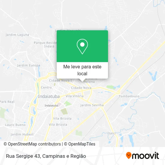 Rua Sergipe 43 mapa