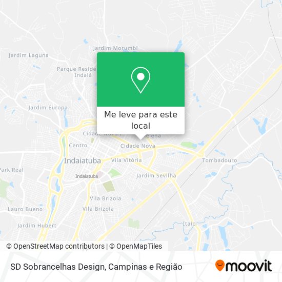 SD Sobrancelhas Design mapa