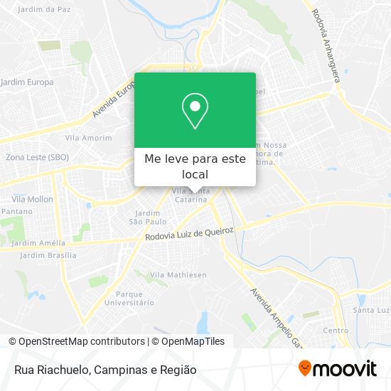 Rua Riachuelo mapa