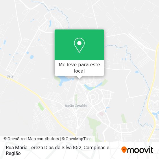 Rua Maria Tereza Dias da Silva 852 mapa