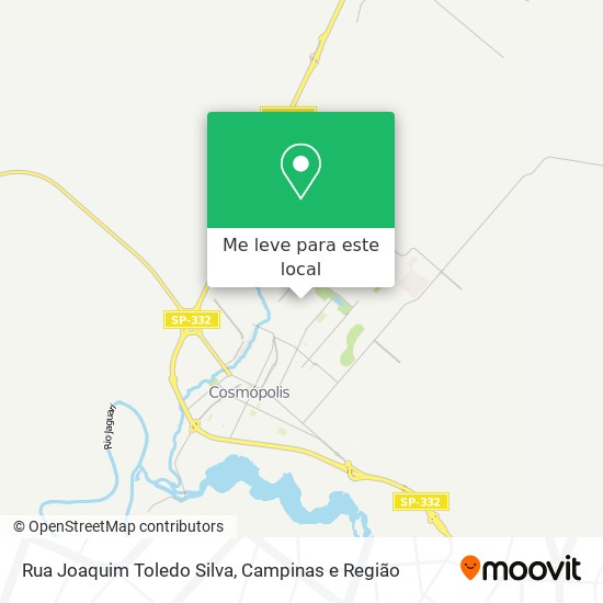 Rua Joaquim Toledo Silva mapa