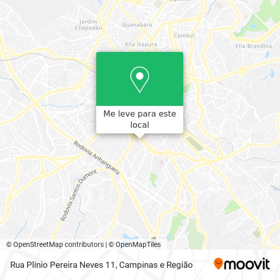 Rua Plínio Pereira Neves 11 mapa