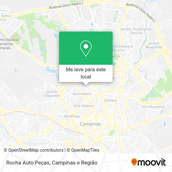 Rocha Auto Peças mapa