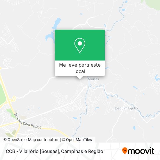 CCB - Vila Iório [Sousas] mapa