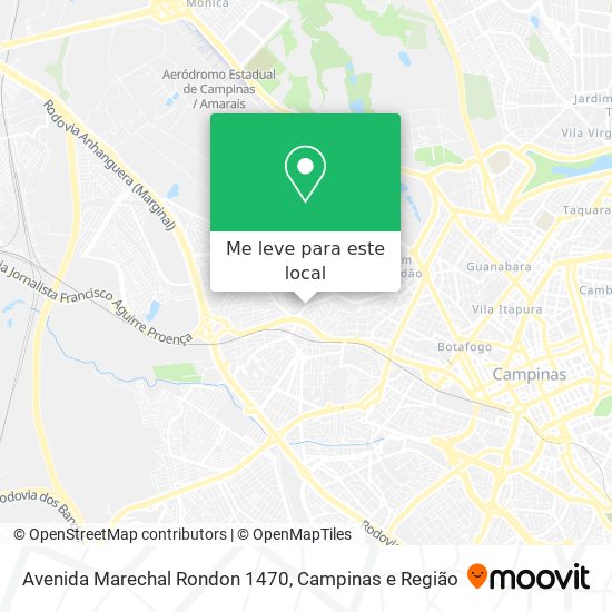 Avenida Marechal Rondon 1470 mapa