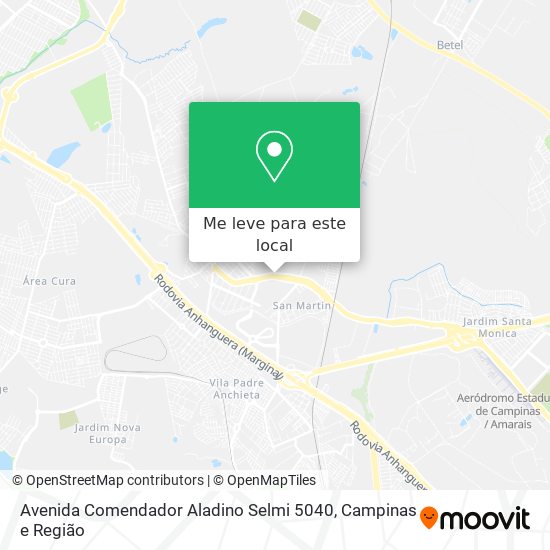 Avenida Comendador Aladino Selmi 5040 mapa