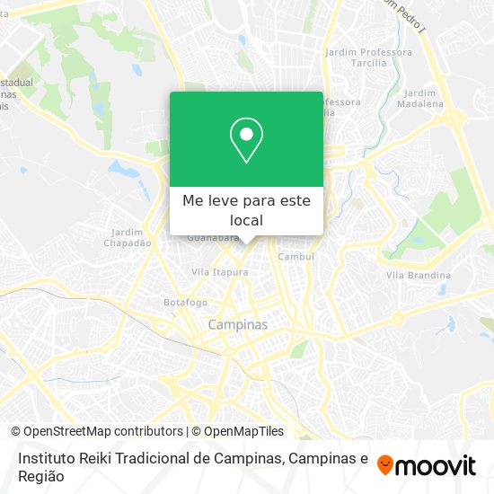 Instituto Reiki Tradicional de Campinas mapa