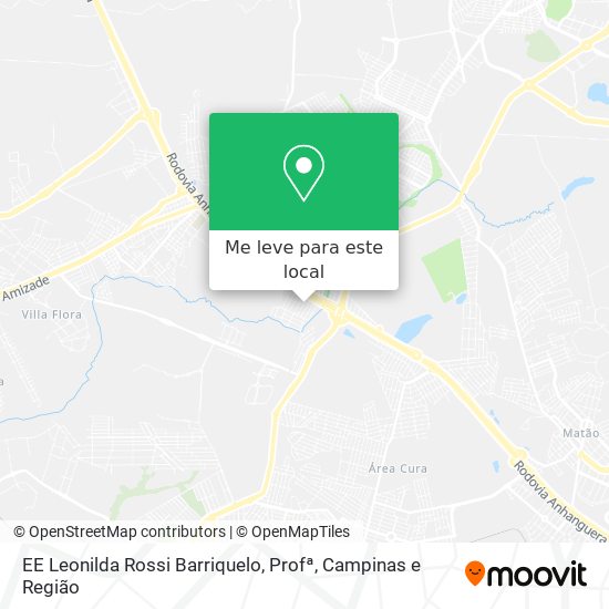 EE Leonilda Rossi Barriquelo, Profª mapa