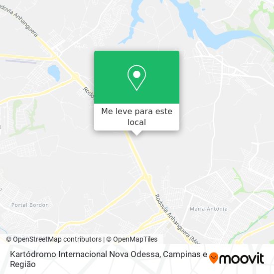 Kartódromo Internacional Nova Odessa mapa