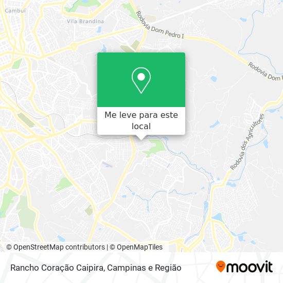 Rancho Coração Caipira mapa