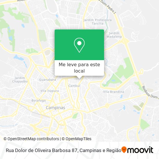 Rua Dolor de Oliveira Barbosa 87 mapa