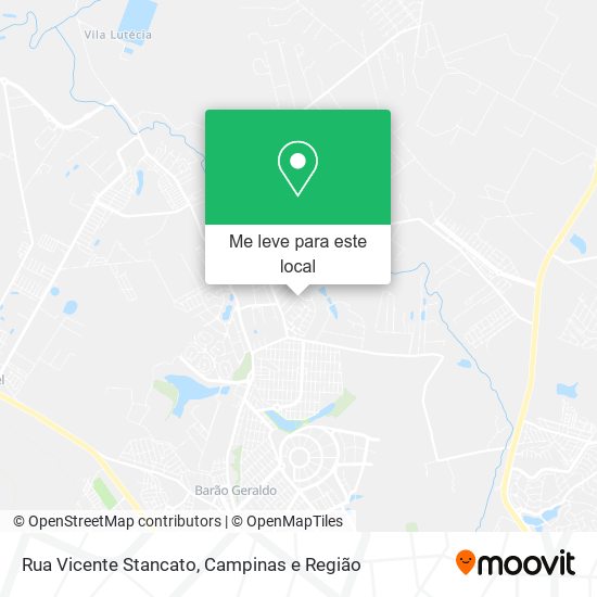 Rua Vicente Stancato mapa
