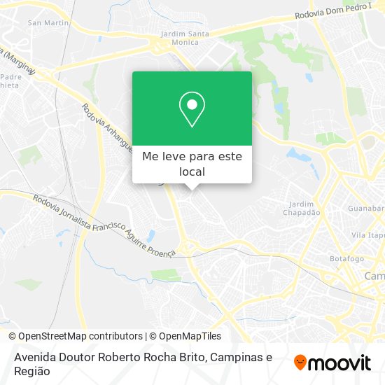 Avenida Doutor Roberto Rocha Brito mapa
