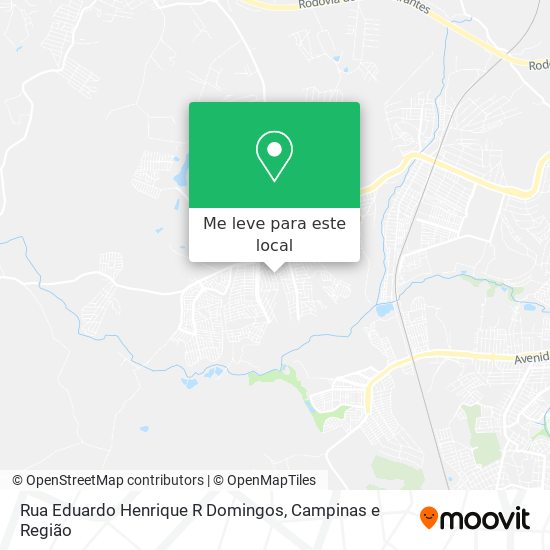 Rua Eduardo Henrique R Domingos mapa