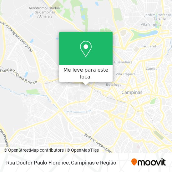 Rua Doutor Paulo Florence mapa