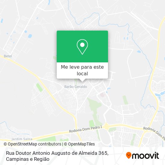 Rua Doutor Antonio Augusto de Almeida 365 mapa