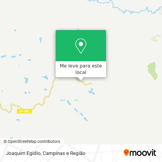 Joaquim Egídio mapa