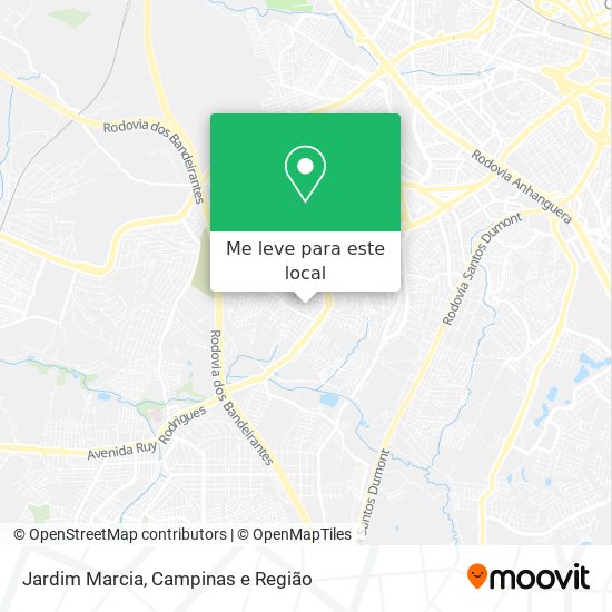 Jardim Marcia mapa