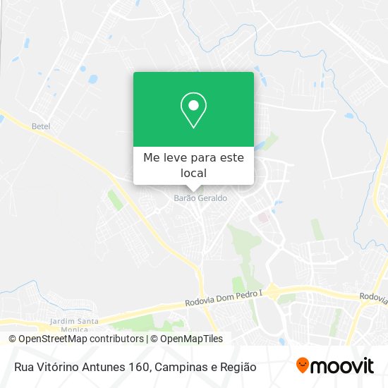 Rua Vitórino Antunes 160 mapa