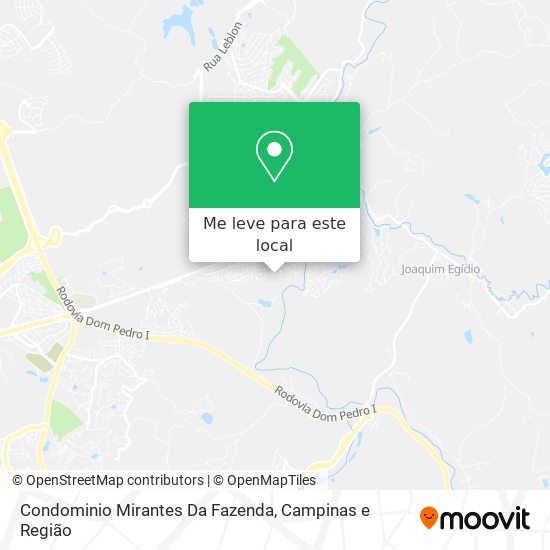 Condominio Mirantes Da Fazenda mapa