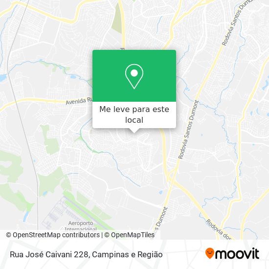 Rua José Caivani 228 mapa
