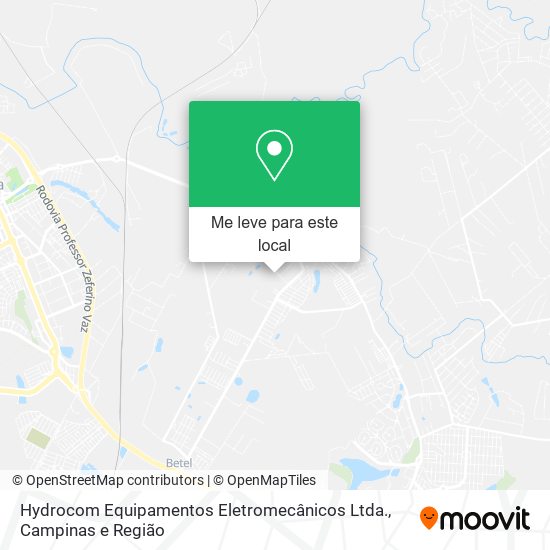 Hydrocom Equipamentos Eletromecânicos Ltda. mapa
