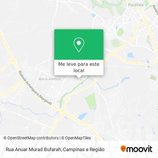 Rua Anuar Murad Bufarah mapa