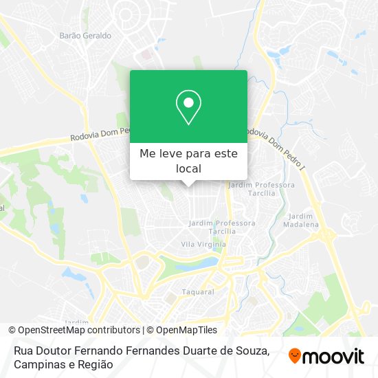 Rua Doutor Fernando Fernandes Duarte de Souza mapa