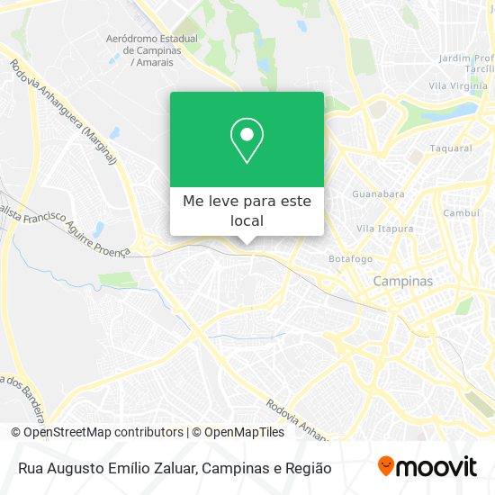 Rua Augusto Emílio Zaluar mapa