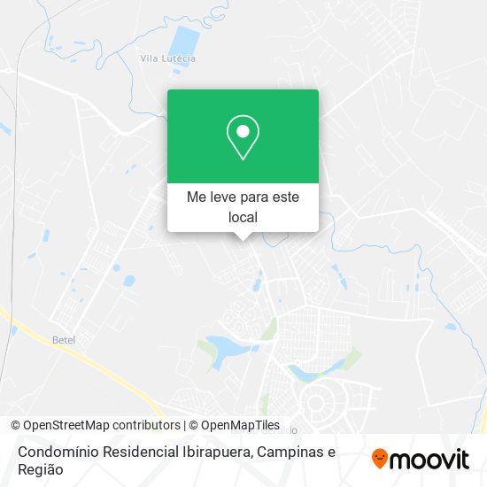 Condomínio Residencial Ibirapuera mapa