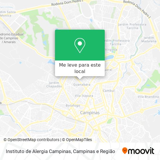 Instituto de Alergia Campinas mapa