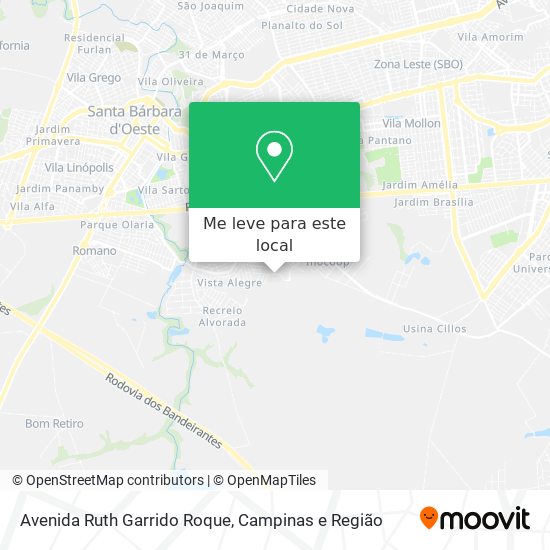 Avenida Ruth Garrido Roque mapa